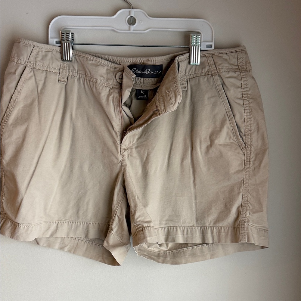 Eddie Bauer Women's Tan Cargo Shorts